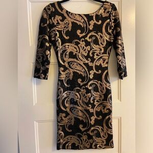 Sequin Le Château Dress